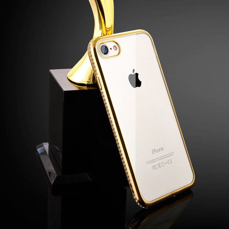 For Apple iPhone 7 Plus | 8 Plus Luxury Box Square Cover Case w/Diamond  Pattern