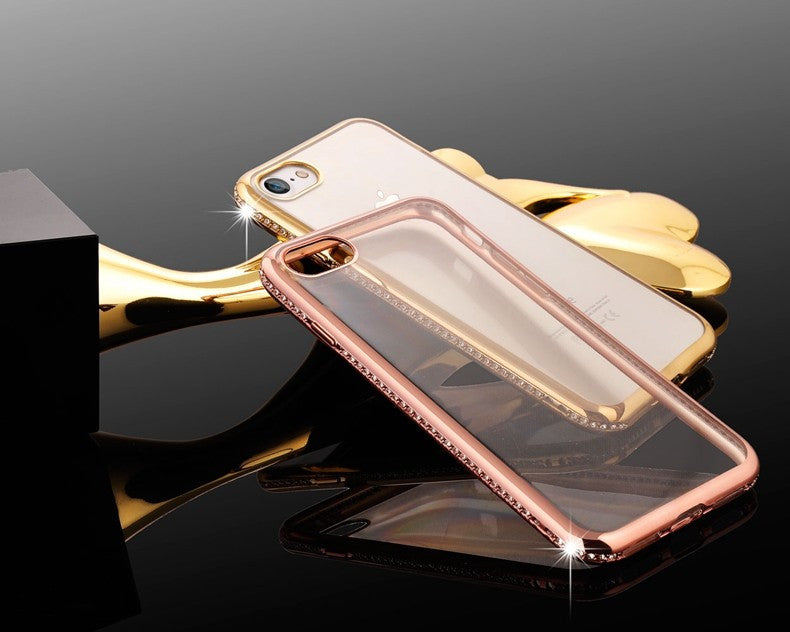 Luxury Diamond iPhone 8 7 6 Plus Silicone Case IPS506